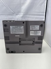 NES Console 2 Controllers - Zapper & Mario Bros./Duck Hunt Tested No Power Cord