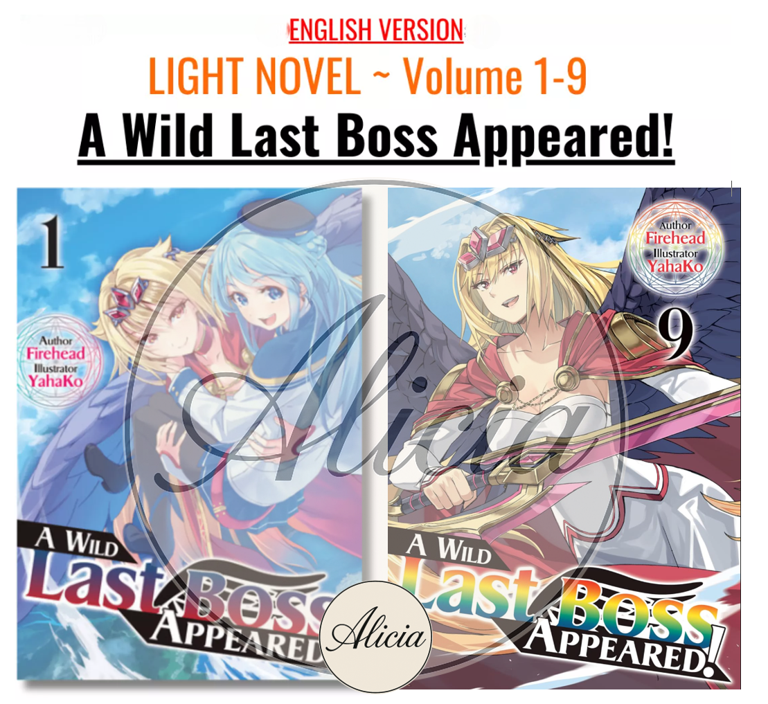 A Wild Last Boss Appeared English Light Novel English Volume 1-9