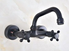 Black oil Antique Brass 360 Degree Rotating Kitchen Faucet Sink Mixer Tap 2nf811
