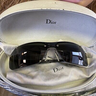 VINTAGE CHRISTIAN DIOR HIT BLACK STAR STUDS 2000 SUNGLASSES VINTAGE CHRISTIAN DIOR HIT BLACK STAR STUDS 2000 SUNGLASSES