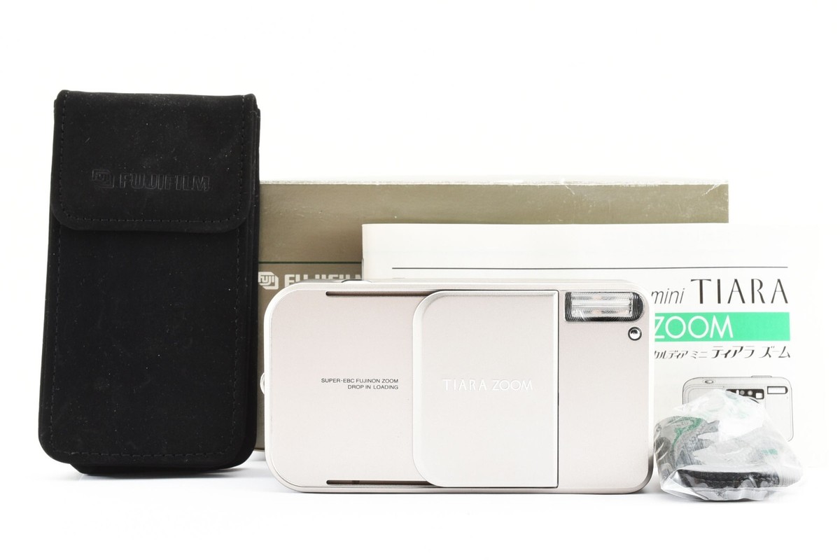 Fujifilm Tiara Zoom Point & Shoot 35mm Film Camera w/Box