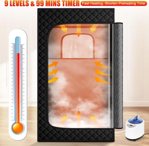 Sauna Box, Portable Steam Sauna, Portable Sauna for Home, Sauna Tent with Steame - Picture 2 of 8
