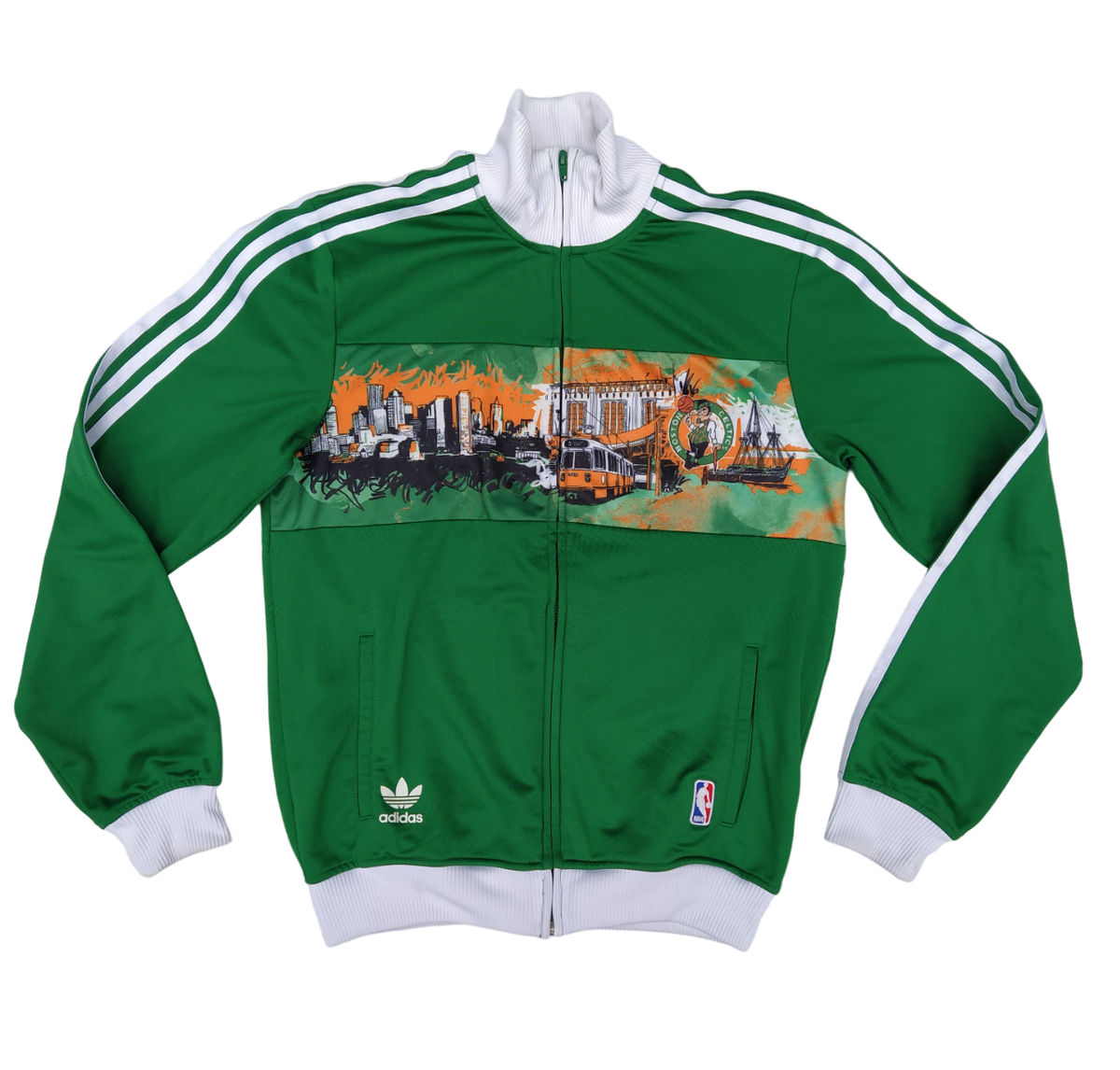 Adidas Originals men track top jacket NBA Boston Celtics 2010, V30432, S, green | eBay Adidas Originals men track top jacket NBA Boston Celtics 2010, V30432, S, green | eBay