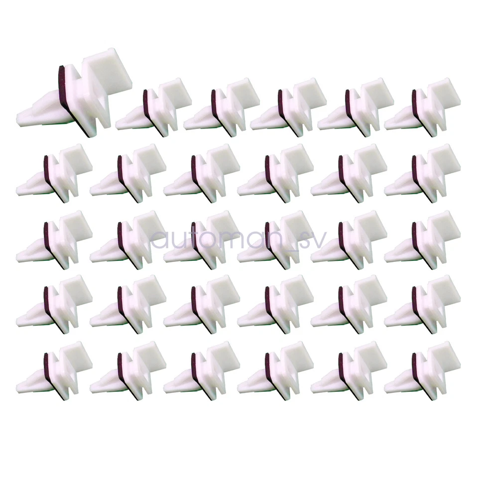 30x Side Skirt Sill Seal Panel Mounting Trim Clips For Acura Honda Accord Civic - Imagem 4 de 4