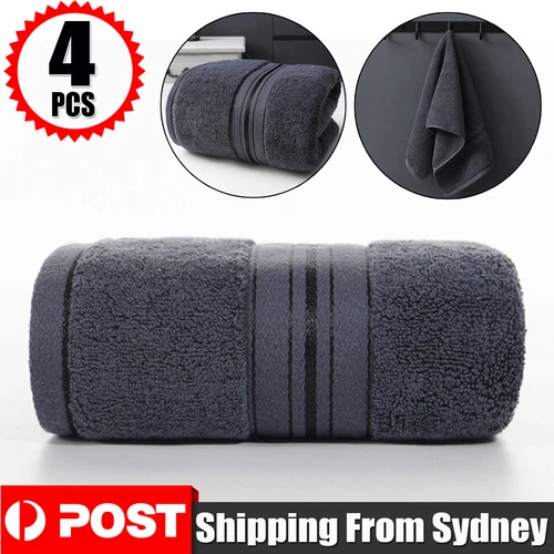 4Pcs Face Washer Face Towel 100% Cotton 120GSM Soft High Quality Household Hotel