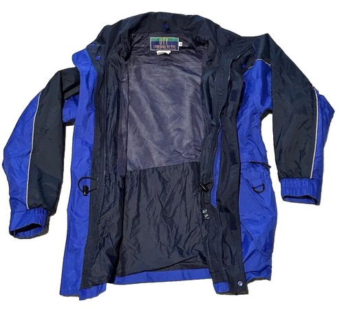 Southwest Airlines Blue Hooded Coat Full Dual Zip Jacket Unisex Size Small UTY - Picture 4 of 11