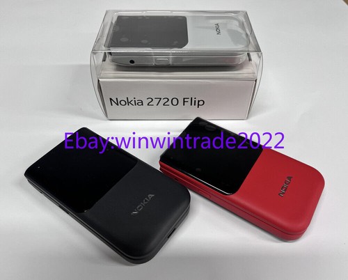 Unlocked Nokia 2720 Flip 4G LTE 512MB RAM 2MP Dual SIM KaiOS New seal Cellphone - Afbeelding 10 van 27