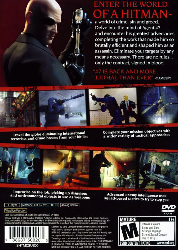 Hitman Contracts – PS2 Promo Disc – RARE – Not For Sale – Full Game (PAL, Comme Neuf)
