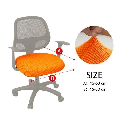 2024 Office Computer Seat Protective Split Seat Cover Anti-dust Cover ChairCover - Bild 37 von 46
