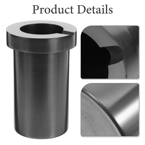 3Pc 1KG High Purity Graphite Crucible Smelting Tool For Electric Melting Furnace - Picture 4 of 21