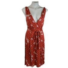 Show Me Your Mumu Sun Dress Rust Floral Dot Size: S - NEW
