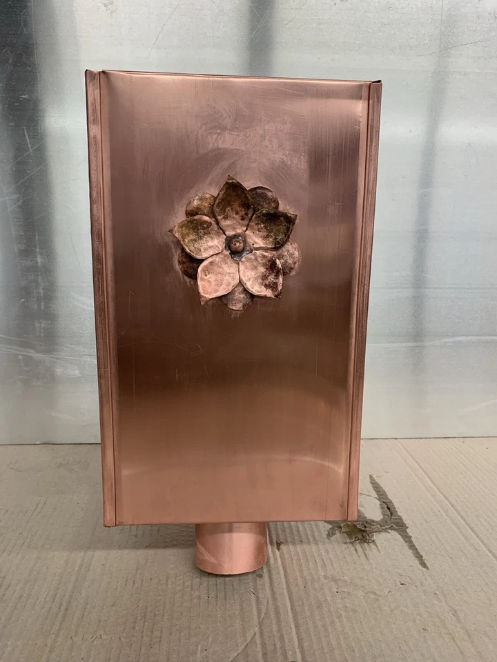 Leader Head Canaletter Scupper-Caja Colector de Agua Caja Techo Plano Foto 3 de 4