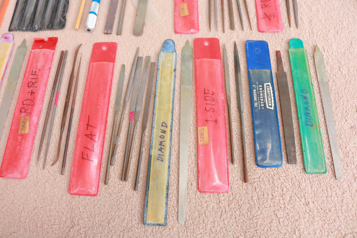 HUGE Big Mix Lot Of Small Files Metal Locksmith artist