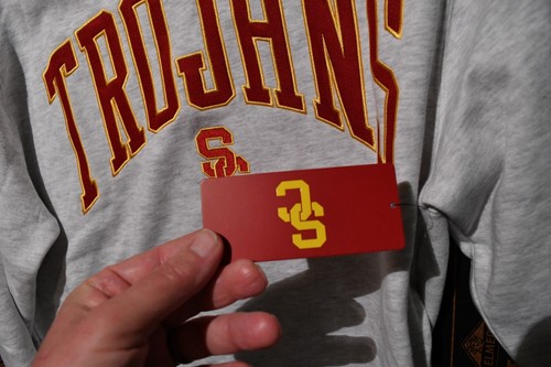 Neu mit Etikett USC Trojan Herren Pullover Sweatshirt meliert anthrazit Größe L Verkaufsprobe - Bild 6 von 8