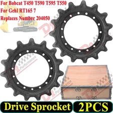 2PCS Drive Sprocket For Bobcat T450 T590 T595 T550 Fits Gehl RT165 7204050