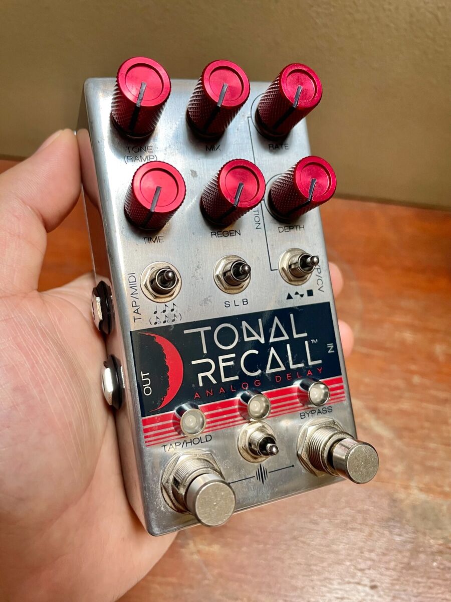 Chase Bliss Audio Tonal Recall V2 Red Knob Mod Analog Delay Chase Bliss Audio Tonal Recall V2 Red Knob Mod Analog Delay