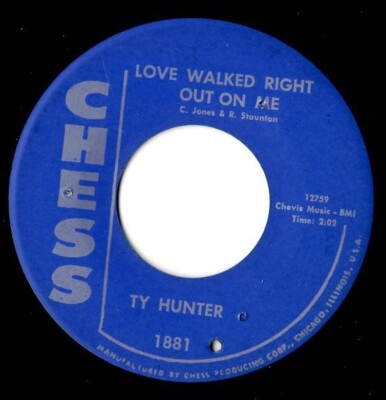 Ty Hunter Love Walked Right Out On Me / Am I Losing You Northern Soul NEUWERTIG -
