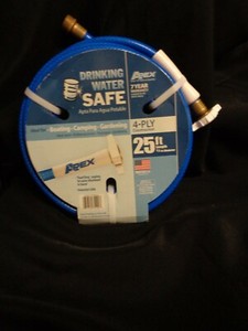 Apex Zero-g 1/2" X 25' Blue RV Camper Trailer Drinking Water Safe 25' Hose