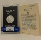 1884-CC Morgan Silver Dollar $1 NGC MS64 GSA Hoard w/ Box & COA