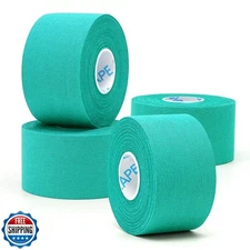 OK TAPE 4 Rolls Athletic Tape, Sports Tape for Injuries, Rigid, Easy Tear Med