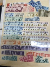 Grandfathers Antique Old Stamp Collection- See Pics/ Looks Good!