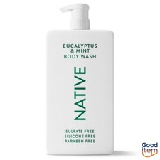 Native Body Wash for Men  Women - Eucalyptus  Mint - Sulfate Free with