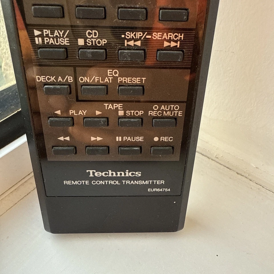 TECHNICS EUR64754 ST-X990L SU-X950 RS-X950 GENUINE REMOTE CLEANED TESTED WORKING - Image 4 of 4