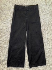 Anthropologie Cotton Blend Wide Leg Pants Size 6