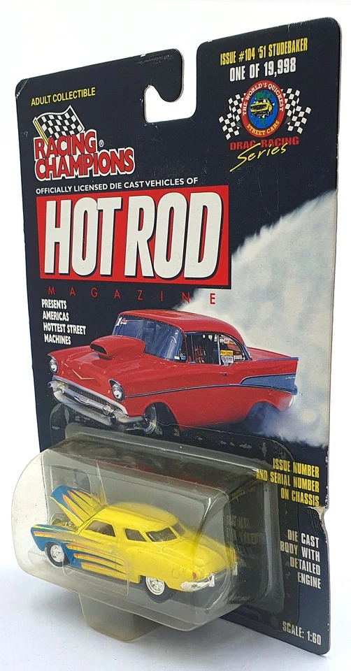 Johnny Lightning 1/60 Scale 08157 Hot Rods Collector #104 1951 Studebaker - Image 3 of 4