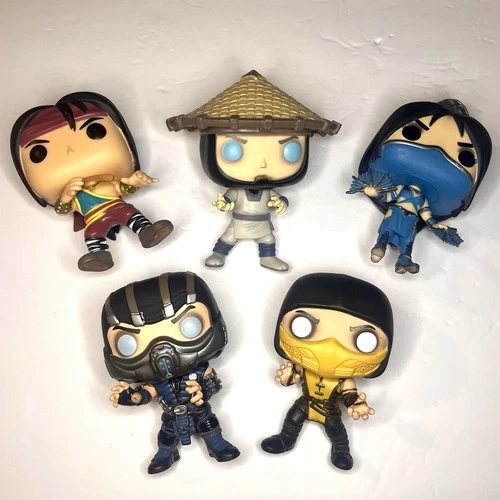Funko Pop Scorpion 250 Subzero 251 Kang 252 Kitana 253 Raiden 254 Mortal Kombat