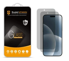 2x Supershieldz Privacy Tempered Glass Screen Protector for Apple iPhone Air