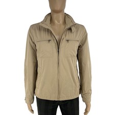 DANIEL HECHTER Men Beige Cotton Blend Jacket Size EU 50 UK/US 40