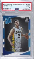 2017-18 Panini Donruss Optic Rated Rookie Lonzo Ball #199 Rookie RC 9l4