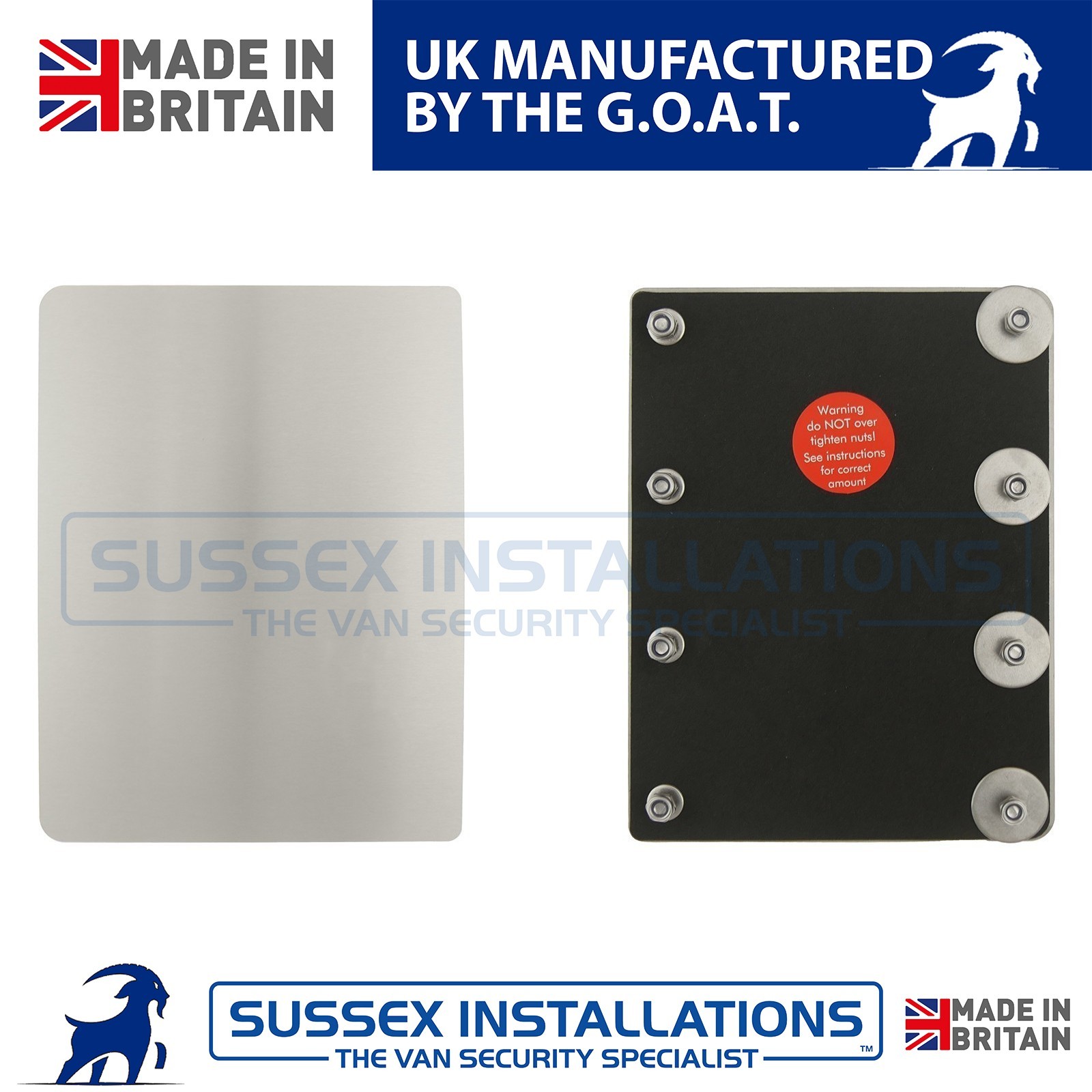 Van Barrel Blank Shield For Citroen Dispatch 2017-On Left Side Door Brushed