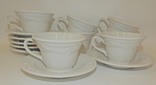 Homer Laughlin Embossed Grape Pattern Teacup and Saucer — listing 3