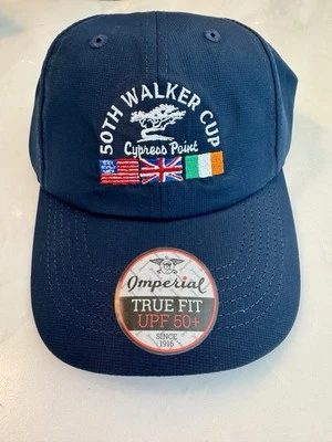 IMPERIAL Official Cypress Point 50th Walker Cup Hat OS Navy