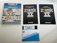 Zork II with Box, Invisiclues, and Map (Commodore 64)