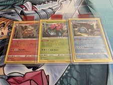 Charizard 010/078 Venusaur 003/078 Blastoise 017/078 3x Card Set Holo Pokemon GO