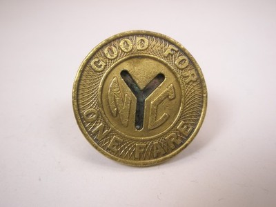 New York Subway Token SINGLE Vintage Cuff Link replacement lost/broken zr21