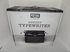 (Opened Once!)Royal Classic RETRO Style Manual Typewriter - Black 79104P thumbnail