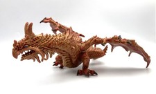 Safari Ltd THUNDER DRAGON Bronze Brown Red Fi...