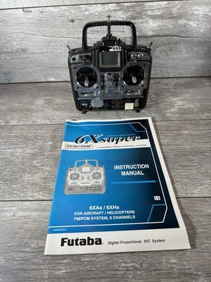 FUTABA T6XA TRANSMITTER- POWERS ON - UNTESTED - AS IS--FOR PARTS