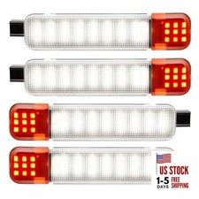 LED Door Panel Light Interior Courtesy Lamp Assembly Compatible with 4 Pieces