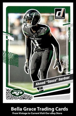 2023 Panini Donruss Ahmad ''Sauce'' Gardner #228 New York Jets