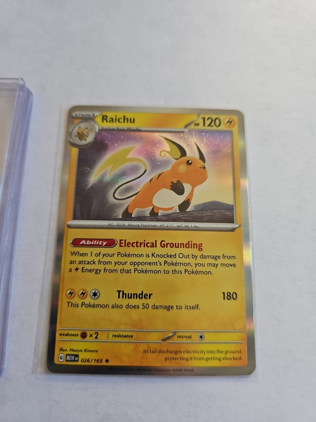 Raichu - Holo - 26/165 Scarlet & Violet 151 - Pokémon TCG