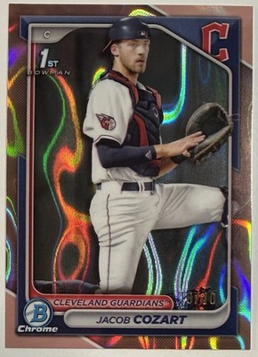 Jacob Cozart 2024 Bowman Draft Chrome Rose Gold Lava Refractor #d 10/10 #BDC-30