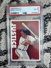 1992 Dynasty Dave Justice Psa 6
