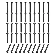 50 Pcs M4-0.7x37mm Button Head Socket Cap Bolts Screws 10.9 Grade Alloy Steel