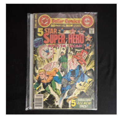DC Comics Five Star Super Hero Spectacular #1 Dollar Comic 1977 Batman Flash