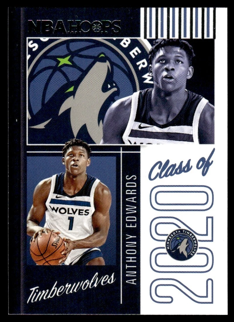 2020-21 Panini Hoops Class of 2020 #2 Anthony Edwards Rookie RC